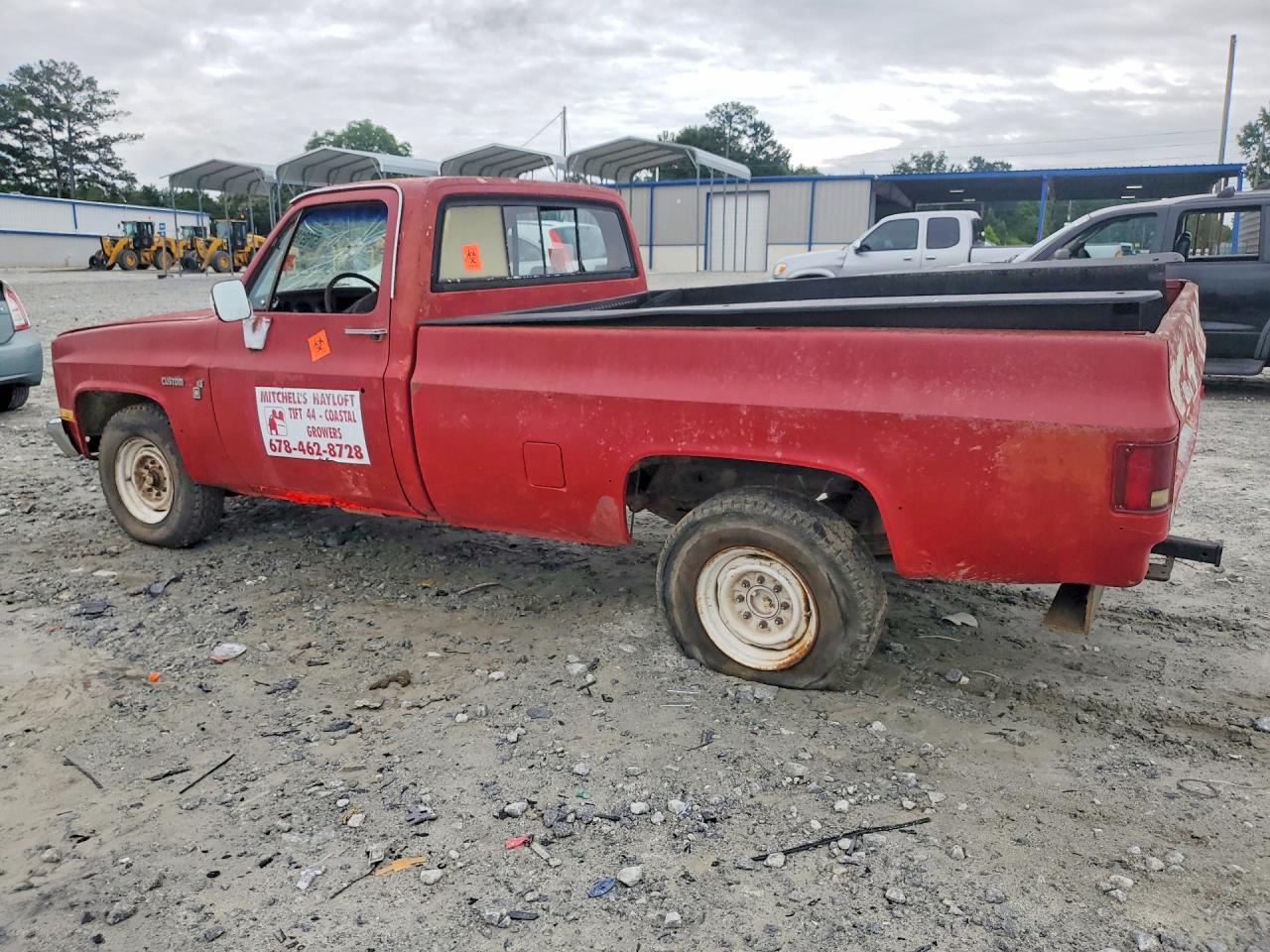 1982 Chevrolet C20 Красный vin: 1GCGC24M6CS186036