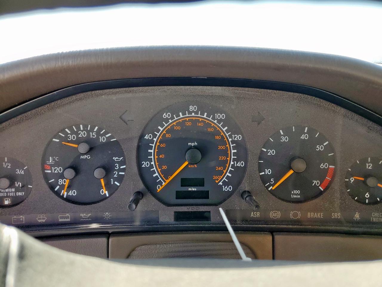 1995 Mercedes-benz S 420 White vin: WDBGA43E1SA260459