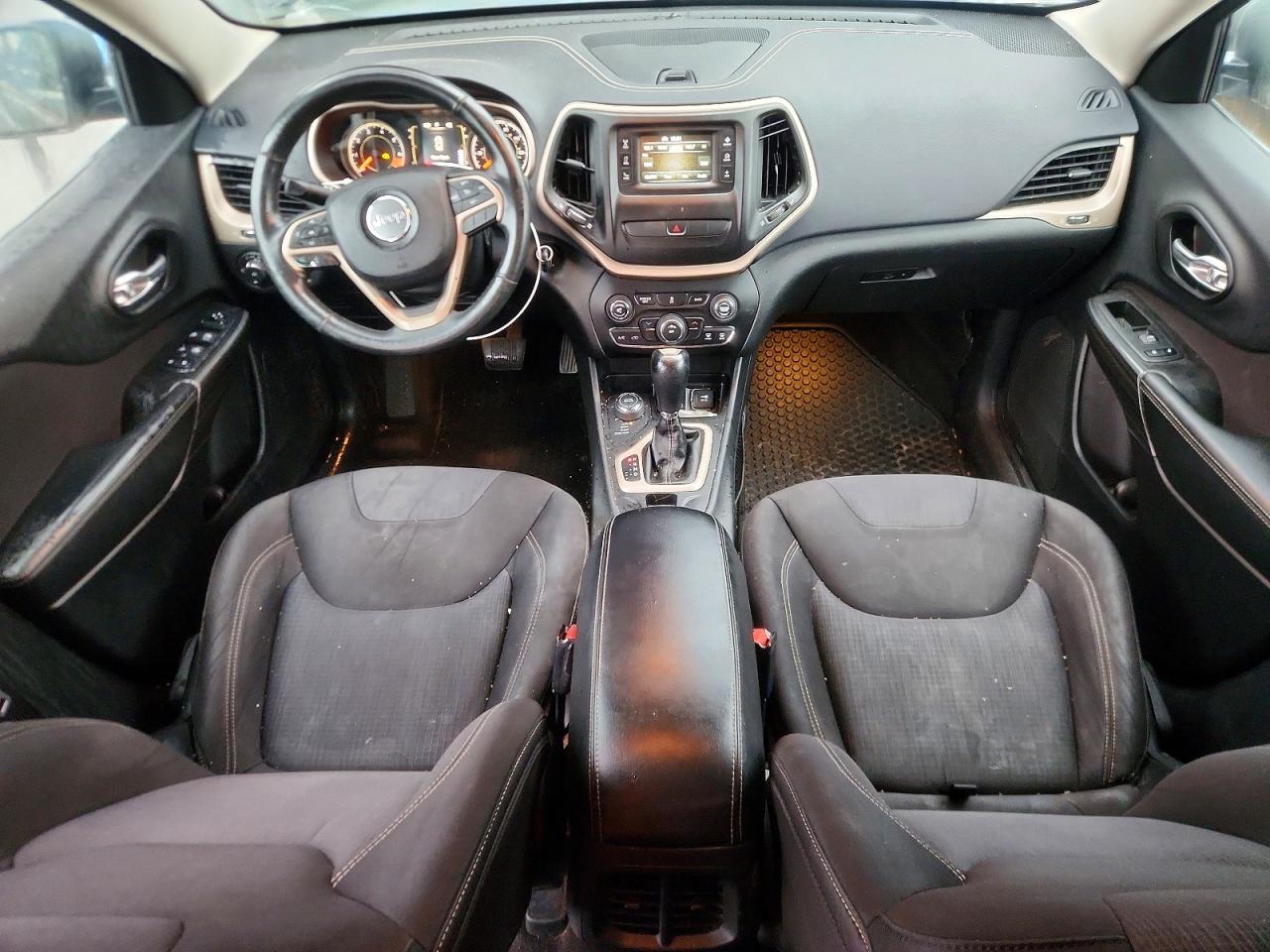 2015 Jeep Cherokee Latitude Gray vin: 1C4PJMCB9FW523832