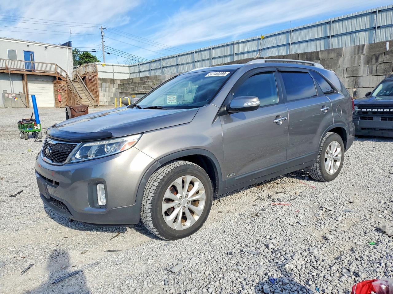 2014 Kia Sorento Ex Серый vin: 5XYKUDA71EG537865