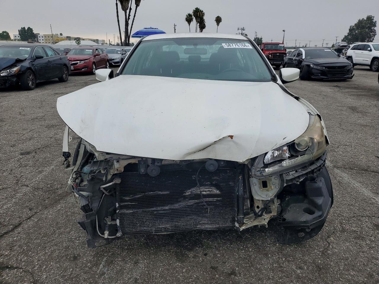 2013 Honda Accord Sport White vin: 1HGCR2F53DA235494