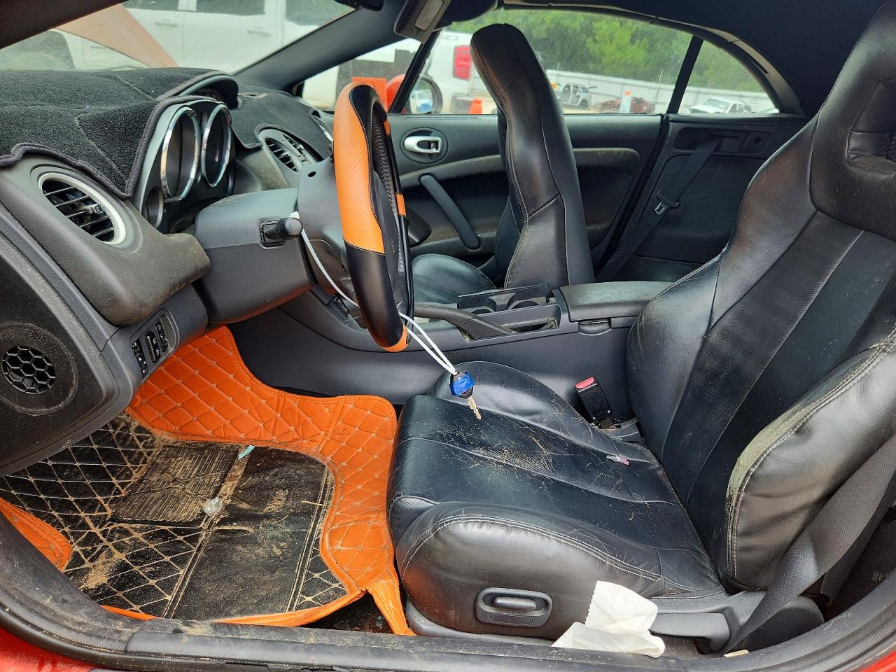 2012 Mitsubishi Eclipse Spyder Gs Orange vin: 4A37L5EFXCE005842