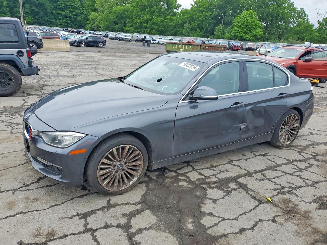 2013 Bmw 328 Xi Sulev Gray vin: WBA3B5C59DF138941