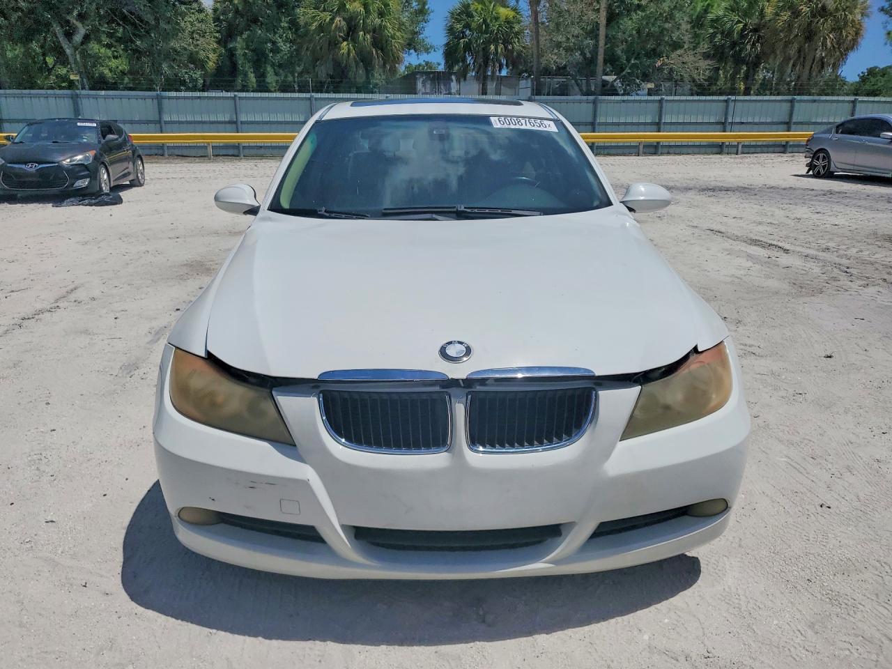 2006 Bmw 325 I White vin: WBAVB13536PT16275