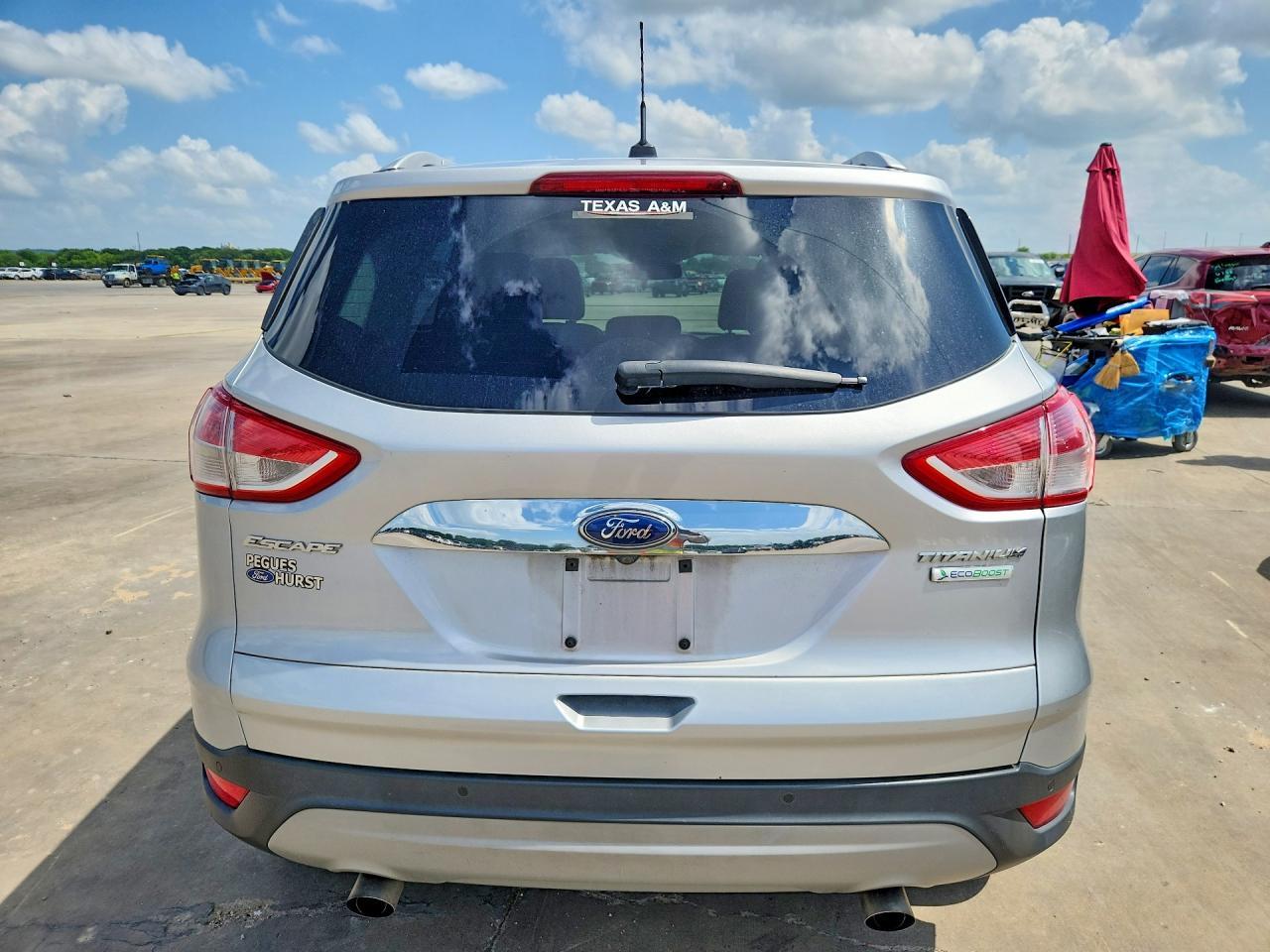 2015 Ford Escape Titanium Silver vin: 1FMCU0JX0FUB93616