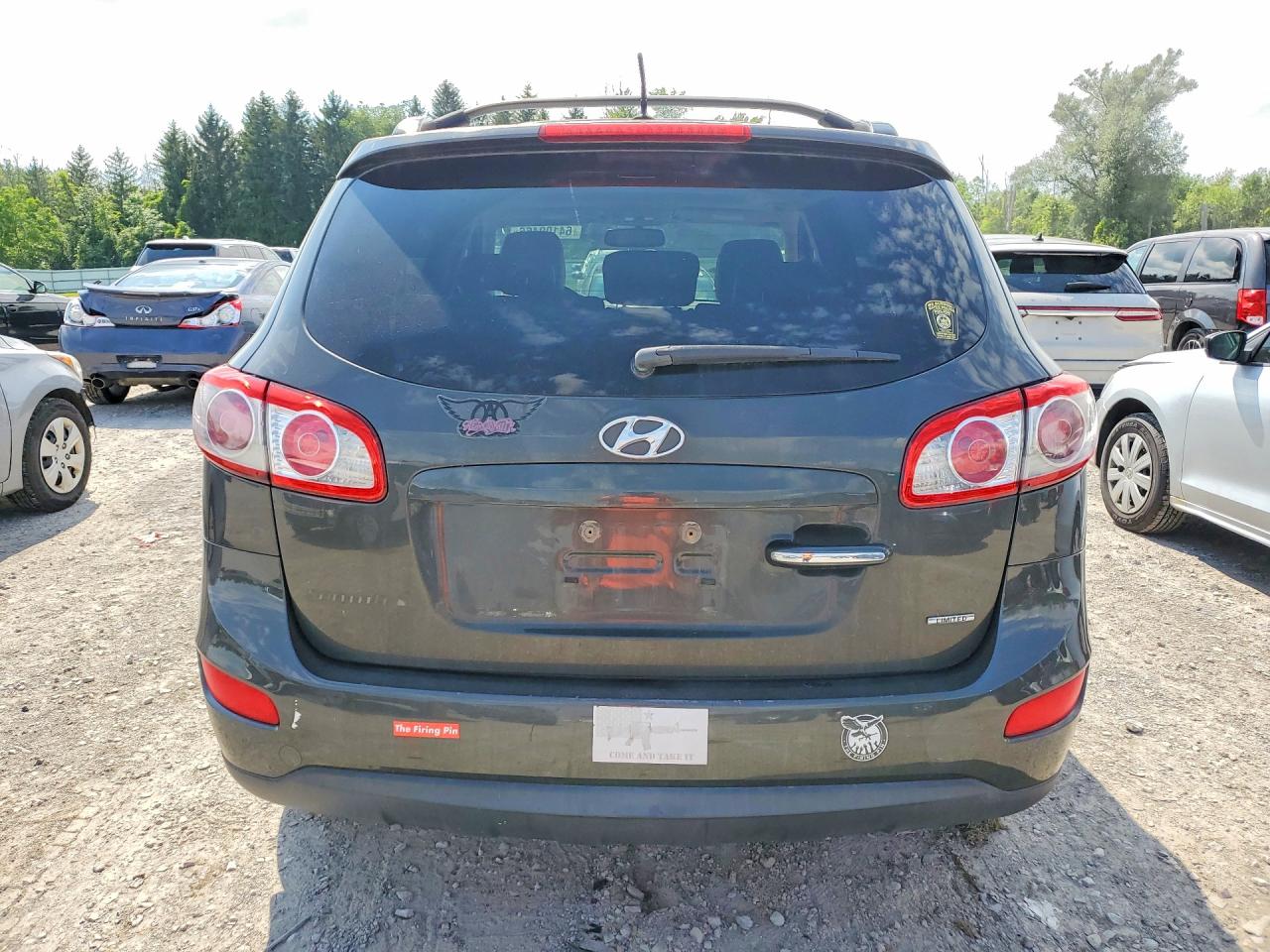 2012 Hyundai Santa Fe Limited Gray vin: 5XYZK4AG1CG110901