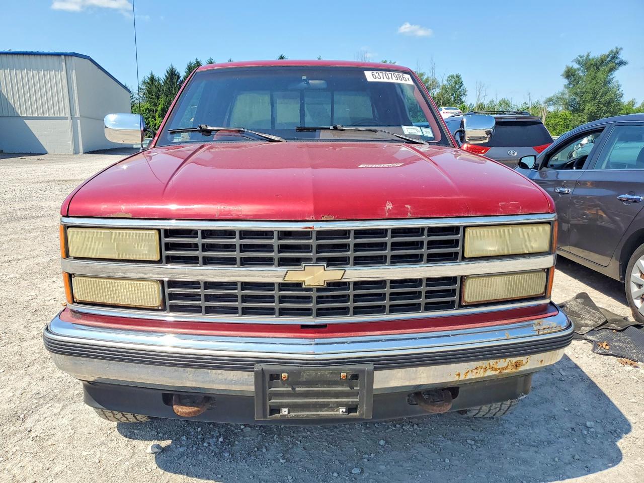 1990 Chevrolet Gmt-400 K1500 Maroon vin: 2GCEK19K8L1120356