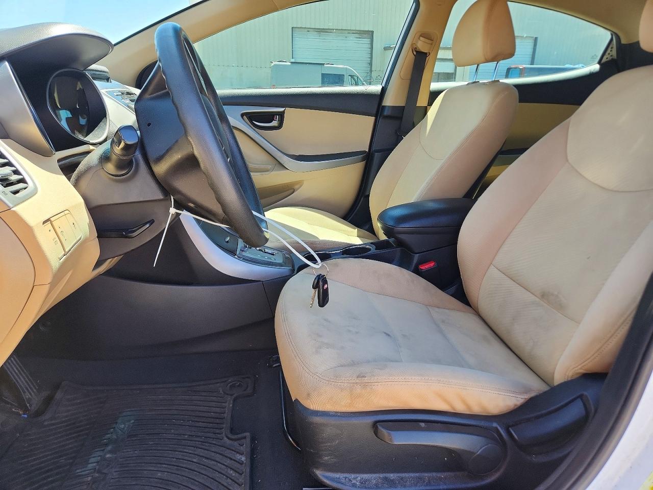 2013 Hyundai Elantra Gls White vin: 5NPDH4AE2DH368961