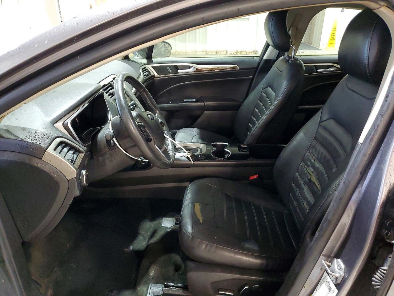 2014 Ford Fusion Se Gray vin: 3FA6P0HD9ER173476