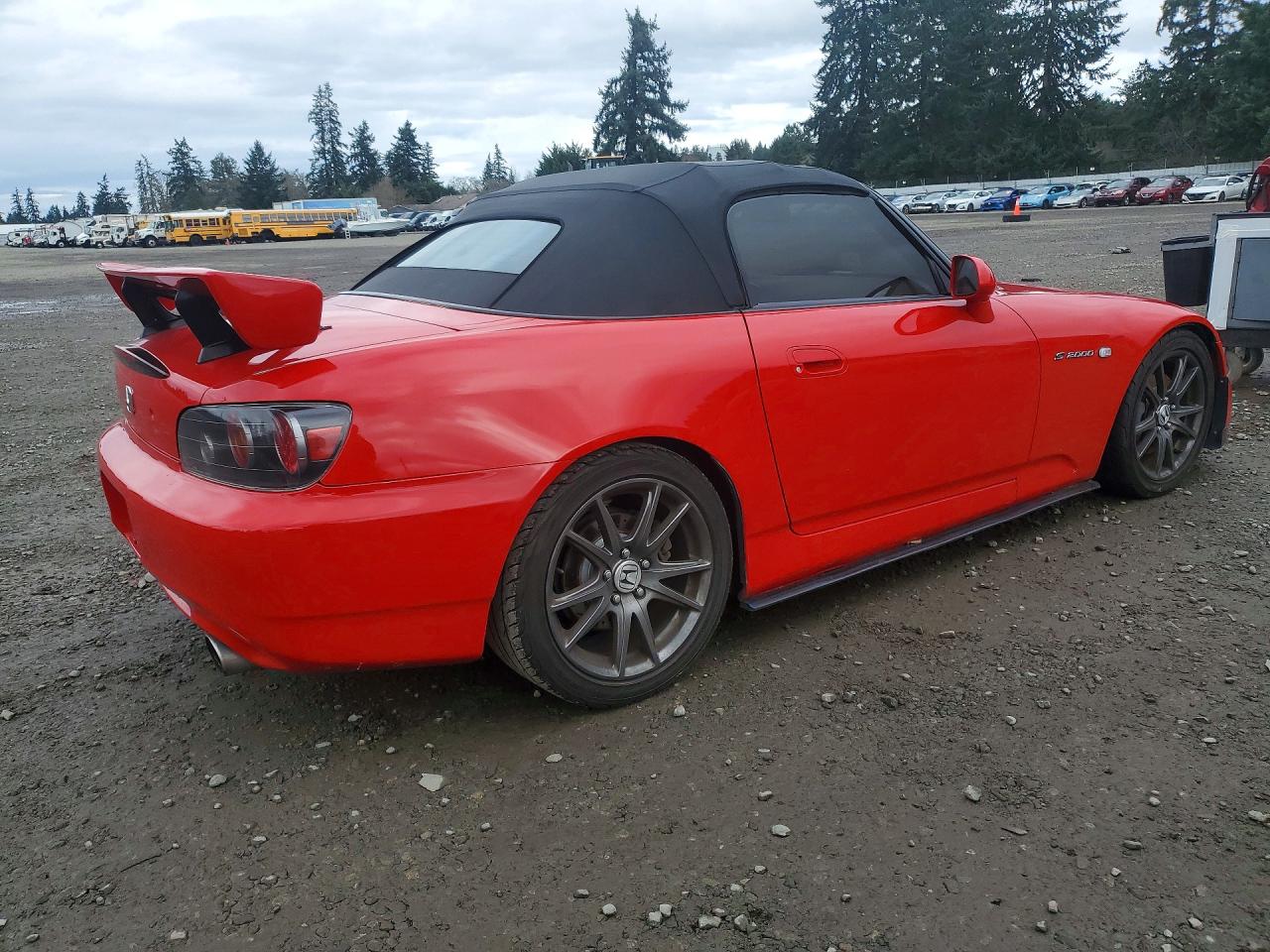 2007 Honda S2000 Red vin: JHMAP21417S003578