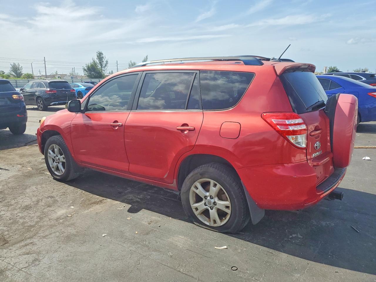 2012 Toyota Rav4 Base Red vin: JTMZF4DV9C5046436
