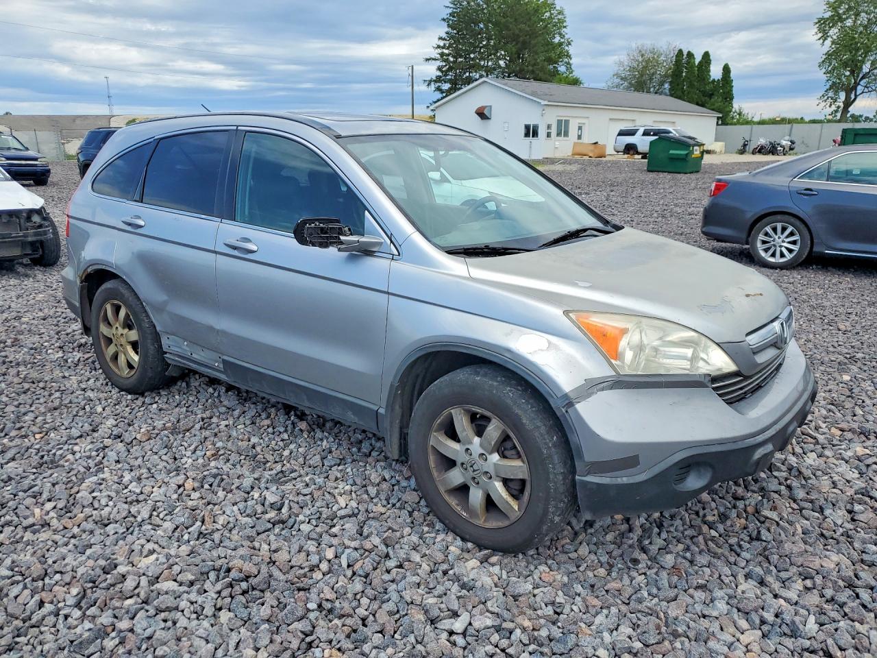 2007 Honda Cr-v Exl Silver vin: JHLRE48787C001054
