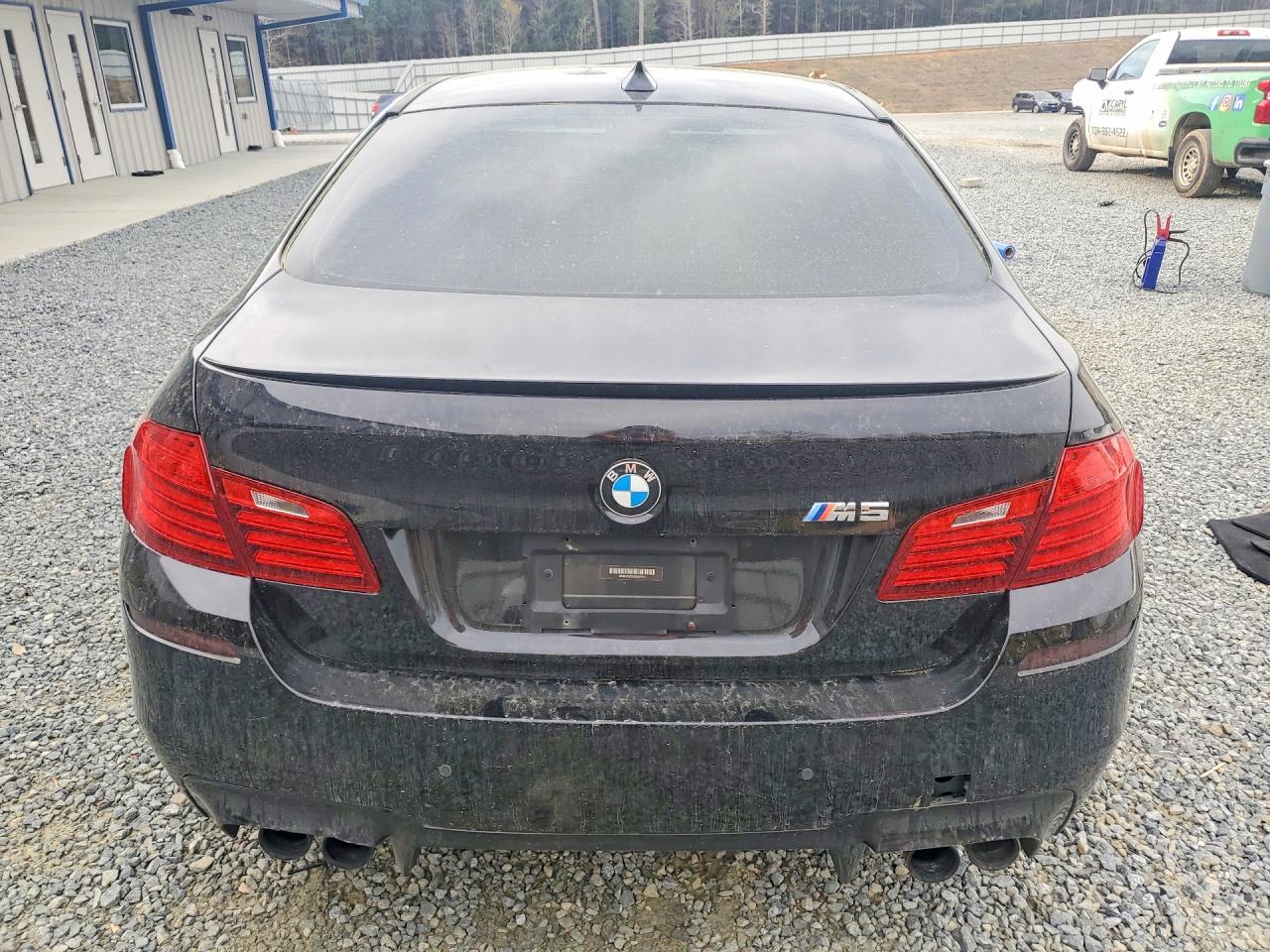 2014 Bmw M5 Black vin: WBSFV9C5XED097613