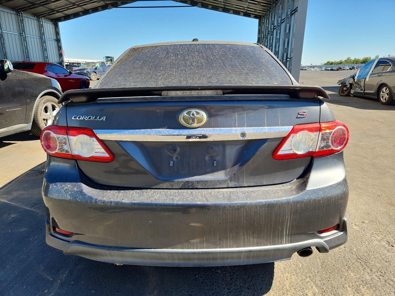 2011 Toyota Corolla S Gray vin: 2T1BU4EEXBC552395
