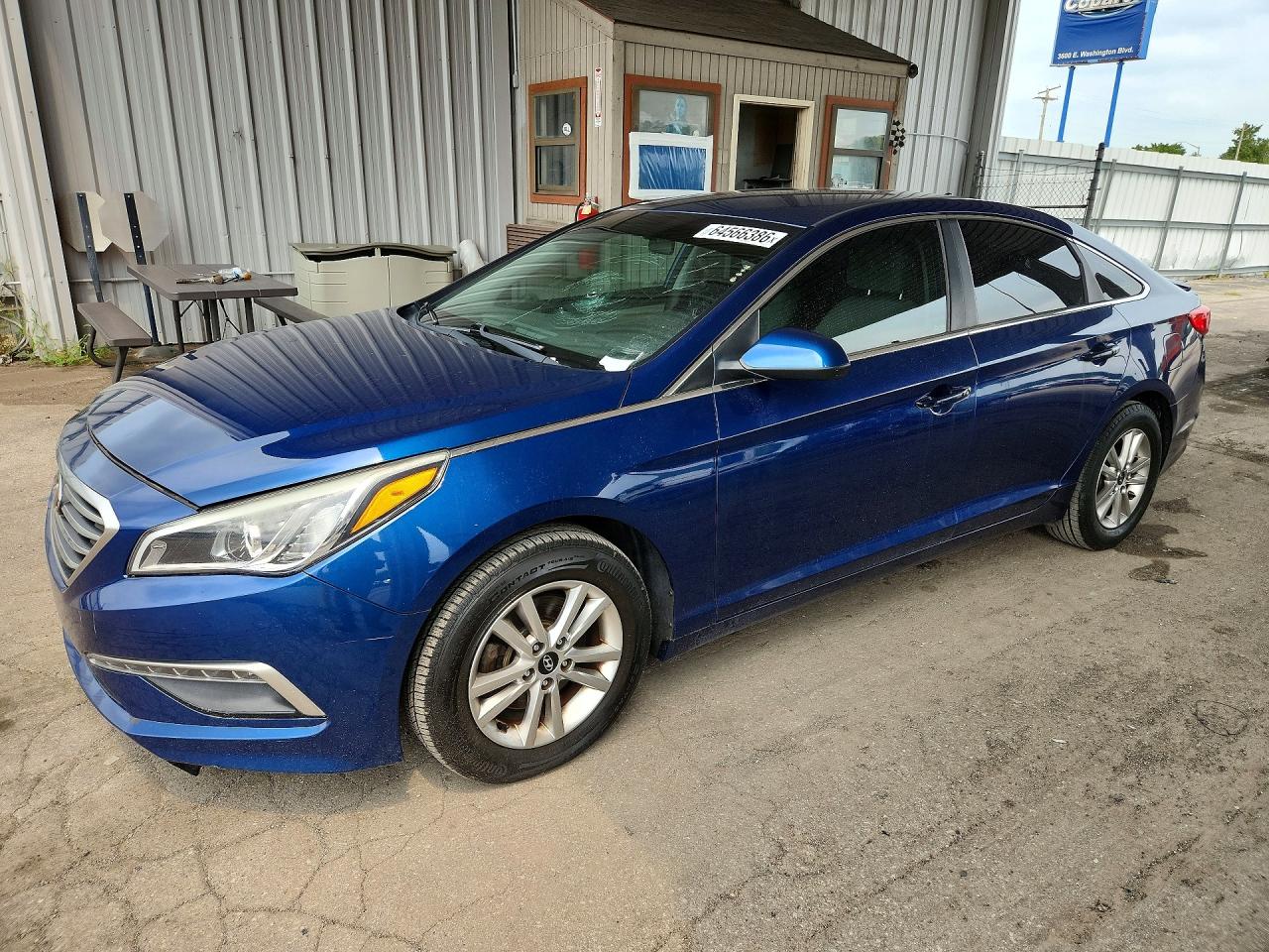 2015 Hyundai Sonata Se Blue vin: 5NPE24AF0FH031223