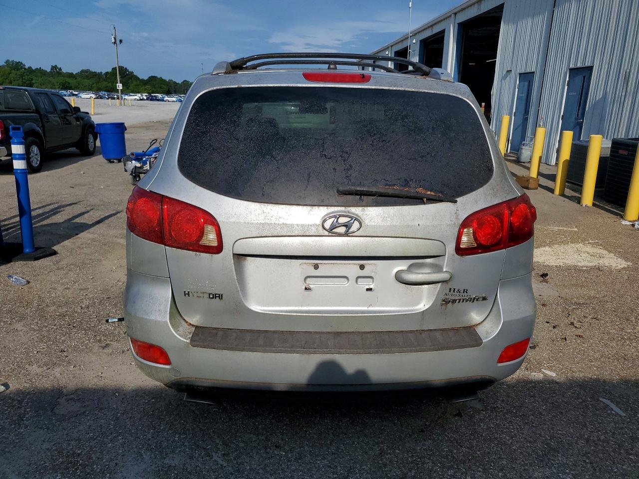 2007 Hyundai Santa Fe Gls Silver vin: 5NMSG13D87H047778