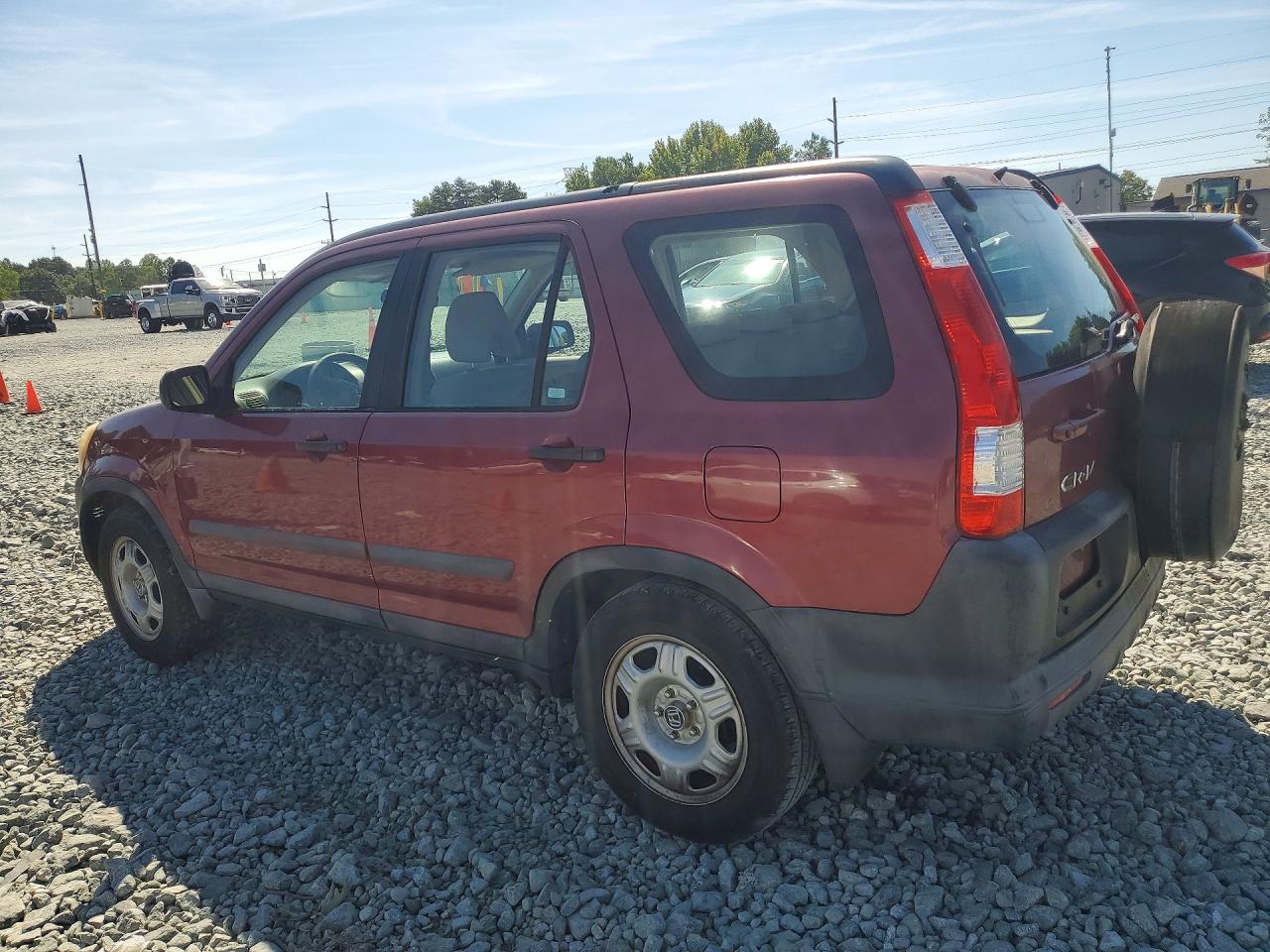 2005 Honda Cr-v Lx Burgundy vin: SHSRD685X5U302721