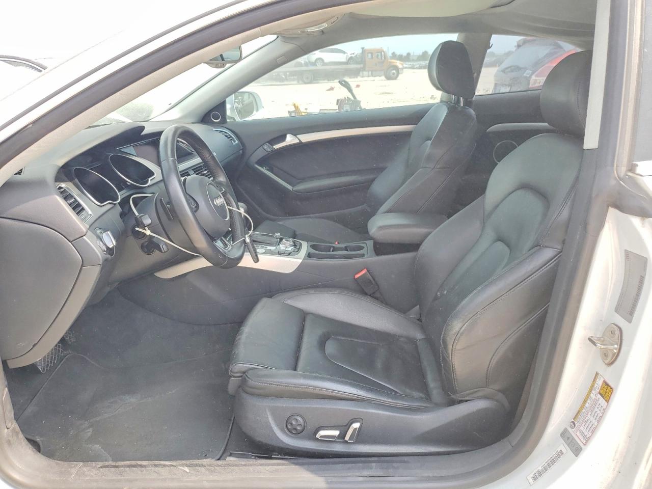 2014 Audi A5 Premium Plus White vin: WAULFAFR4EA028485