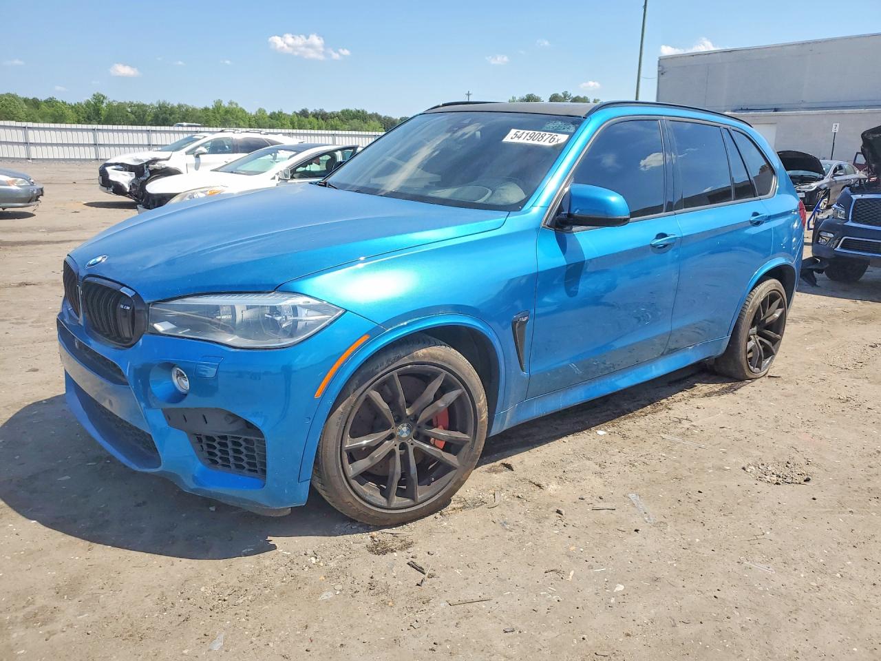 2015 Bmw X5 M Blue vin: 5YMKT6C56F0C89401