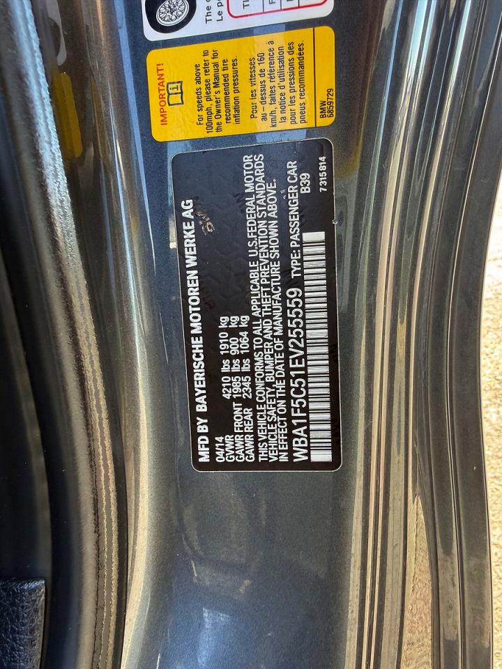2014 Bmw 228 I Gray vin: WBA1F5C51EV255559