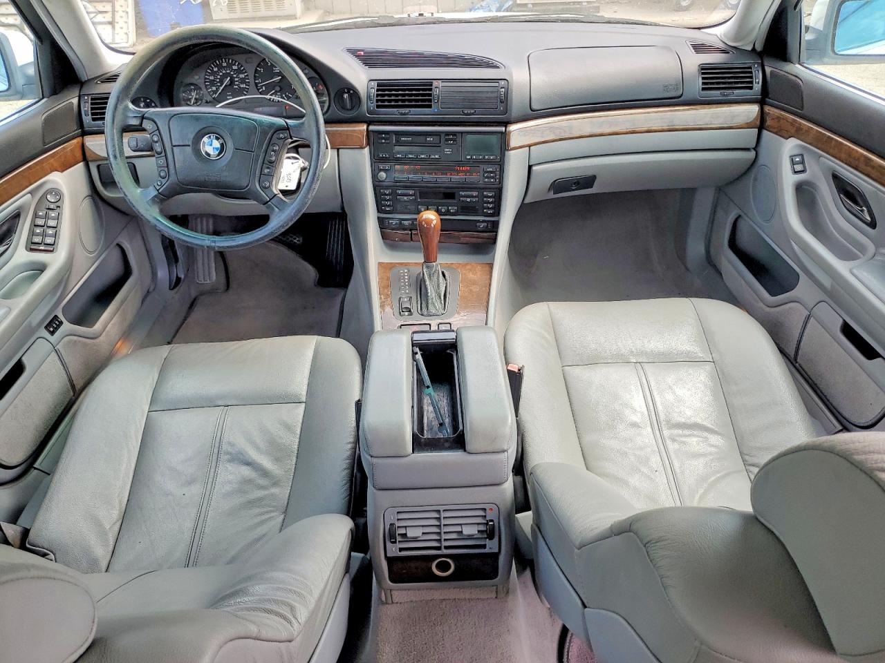 1999 Bmw 740 Il White vin: WBAGH8338XDP03583