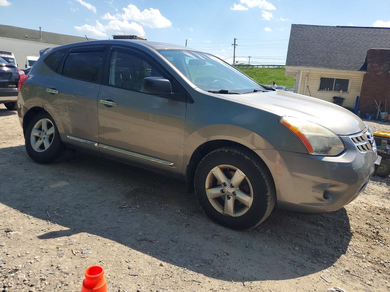 2012 Nissan Rogue S Gray vin: JN8AS5MV0CW378553