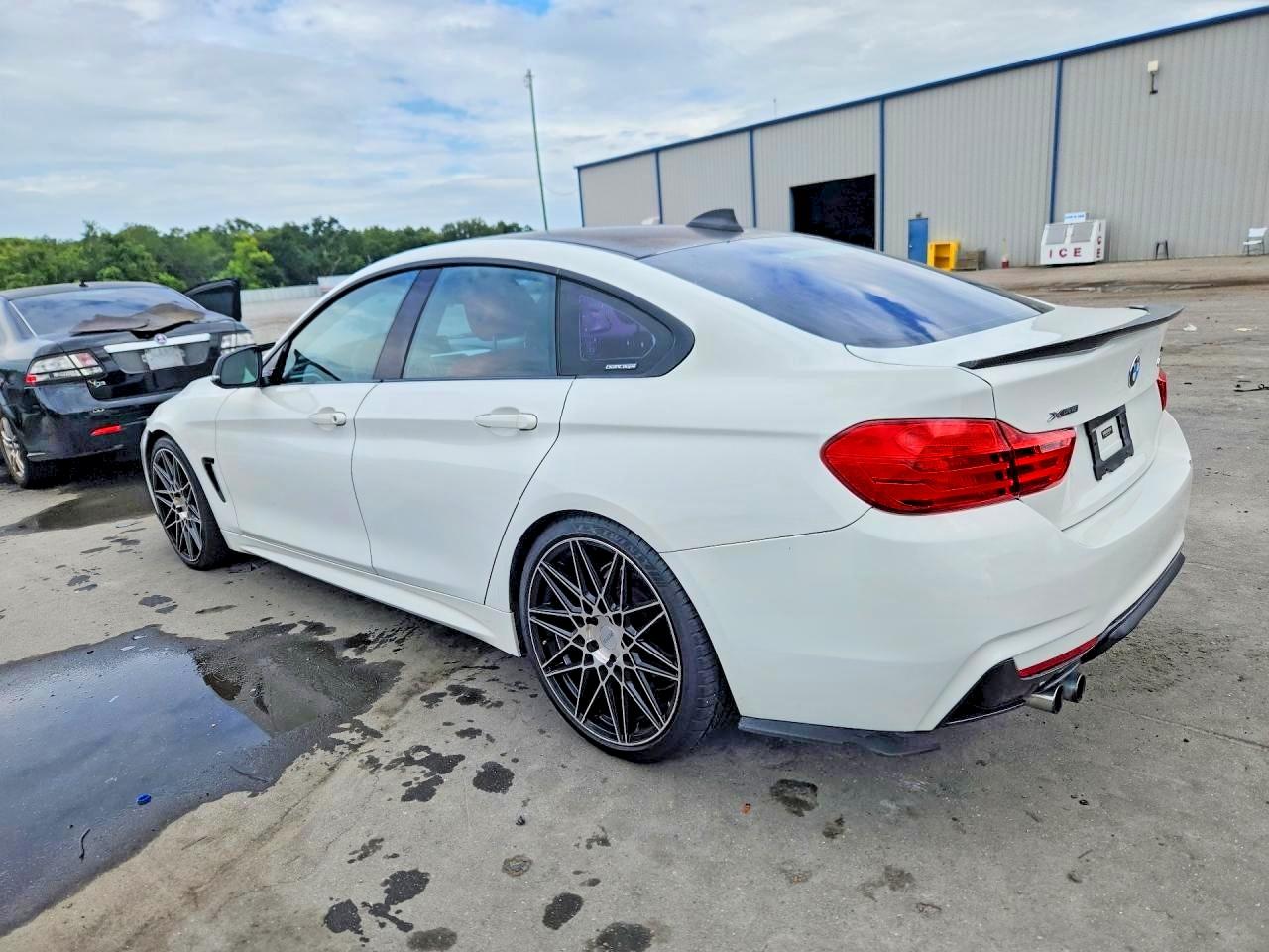 2015 Bmw 428 Xi Gran Coupe White vin: WBA4A7C51FD415339