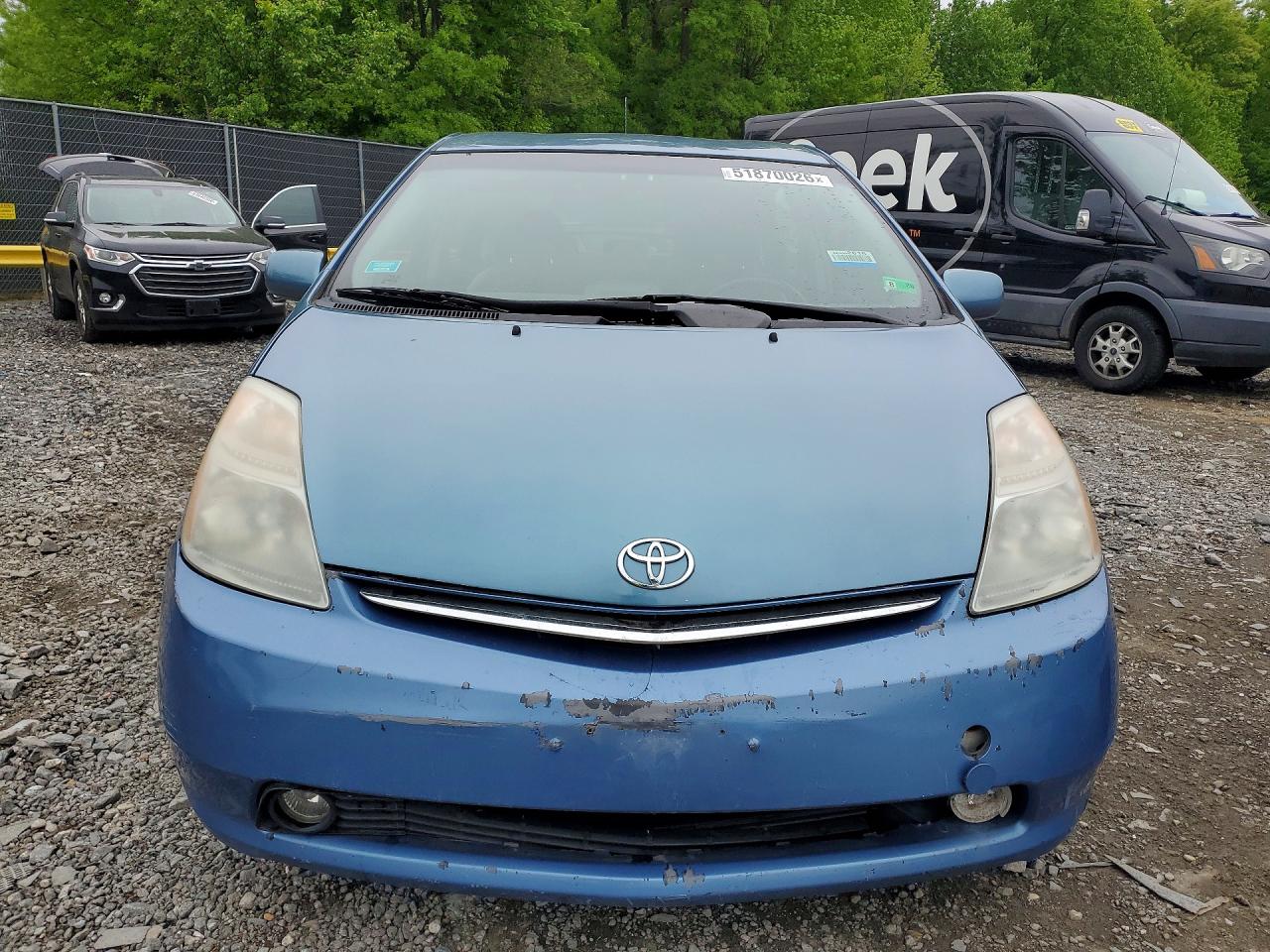 2009 Toyota Prius Base Blue vin: JTDKB20U497828901