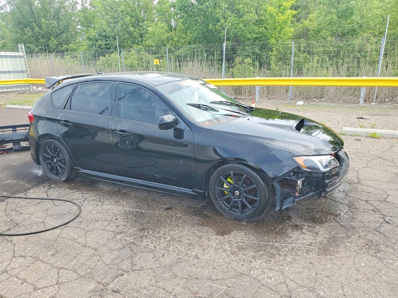 2010 Subaru Impreza Wrx Limited Черный vin: JF1GH7G65AG814301