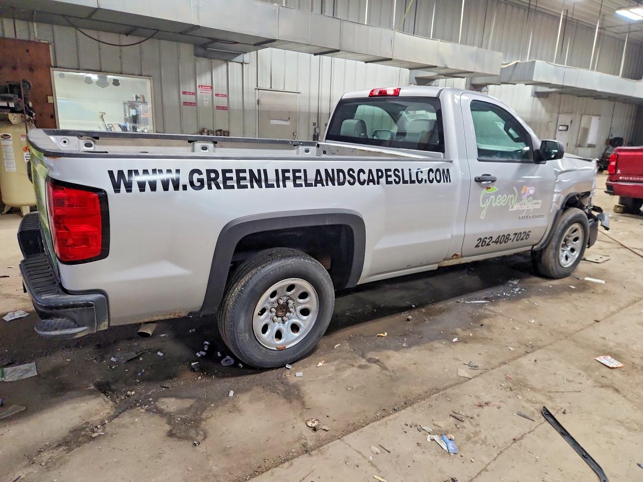 2014 Chevrolet Silverado C1500 Silver vin: 1GCNCPEH3EZ183532
