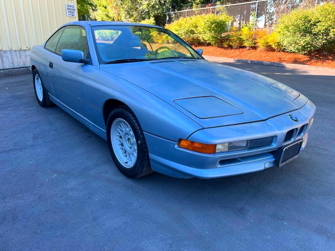 1991 Bmw 850 I Automatic Blue vin: WBAEG2310MCB72468