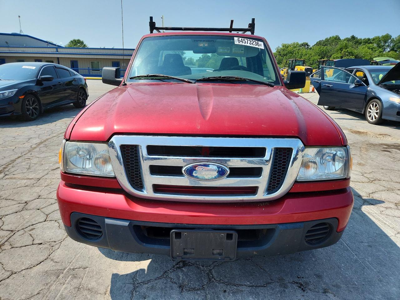 2008 Ford Ranger Red vin: 1FTYR10D68PB07977