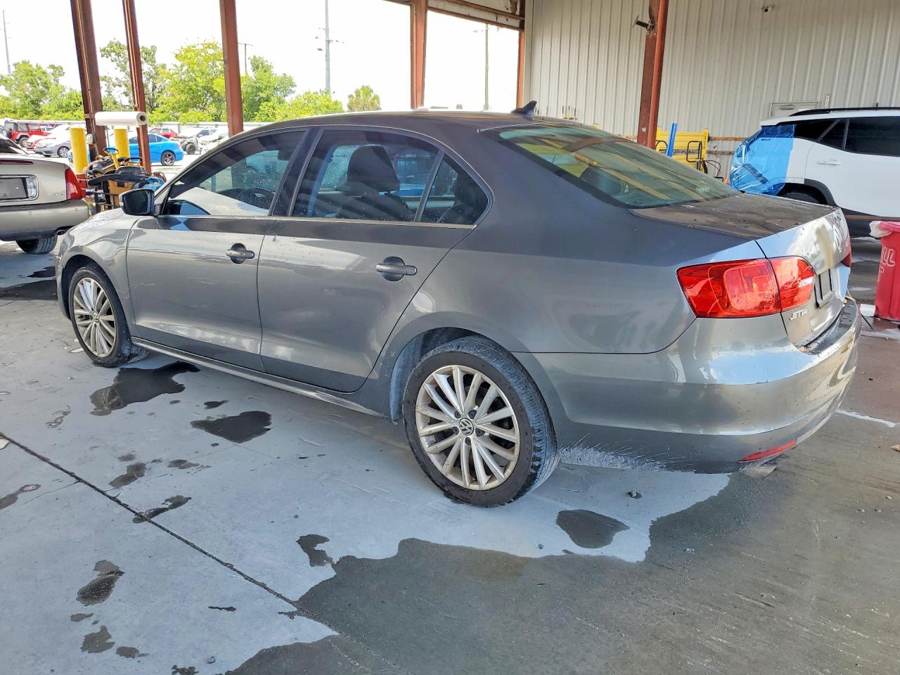 2012 Volkswagen Jetta Sel Gray vin: 3VWLX7AJ3CM301062