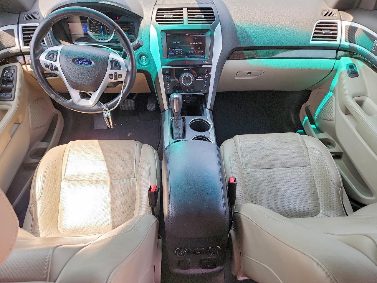 2013 Ford Explorer Limited Green vin: 1FM5K7F80DGB26518