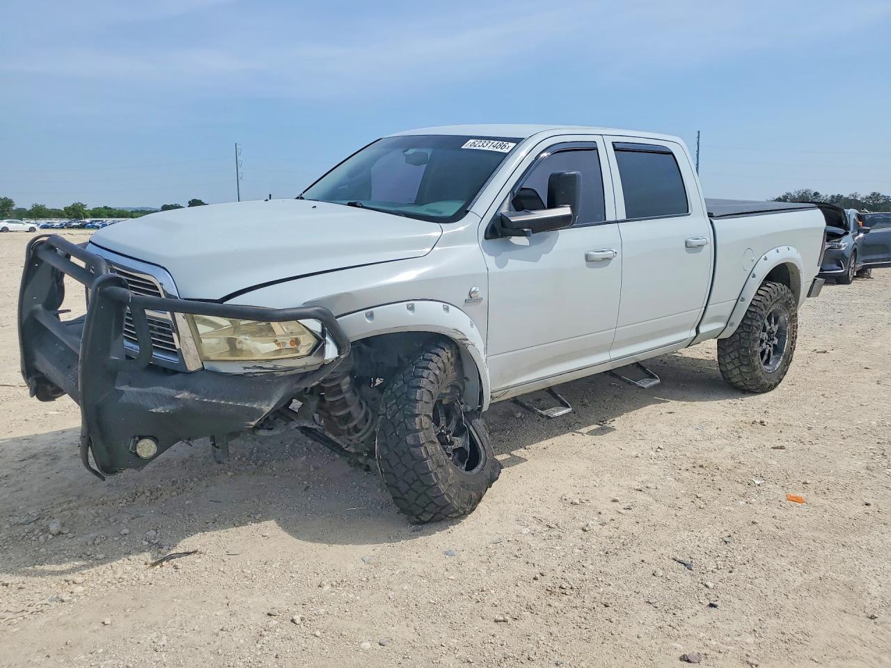 2012 Dodge Ram 2500 Slt White vin: 3C6UD5DL3CG171971