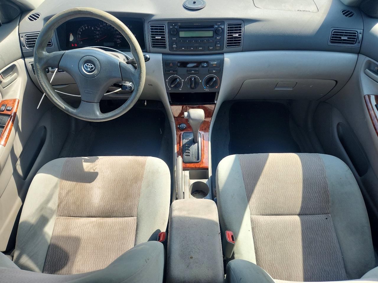 2006 Toyota Corolla Le Silver vin: JTDBR32E760091768