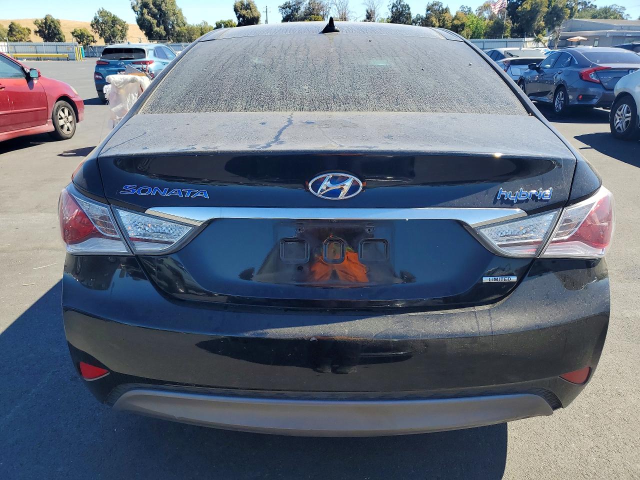 2013 Hyundai Sonata Hybrid Black vin: KMHEC4A43DA076765