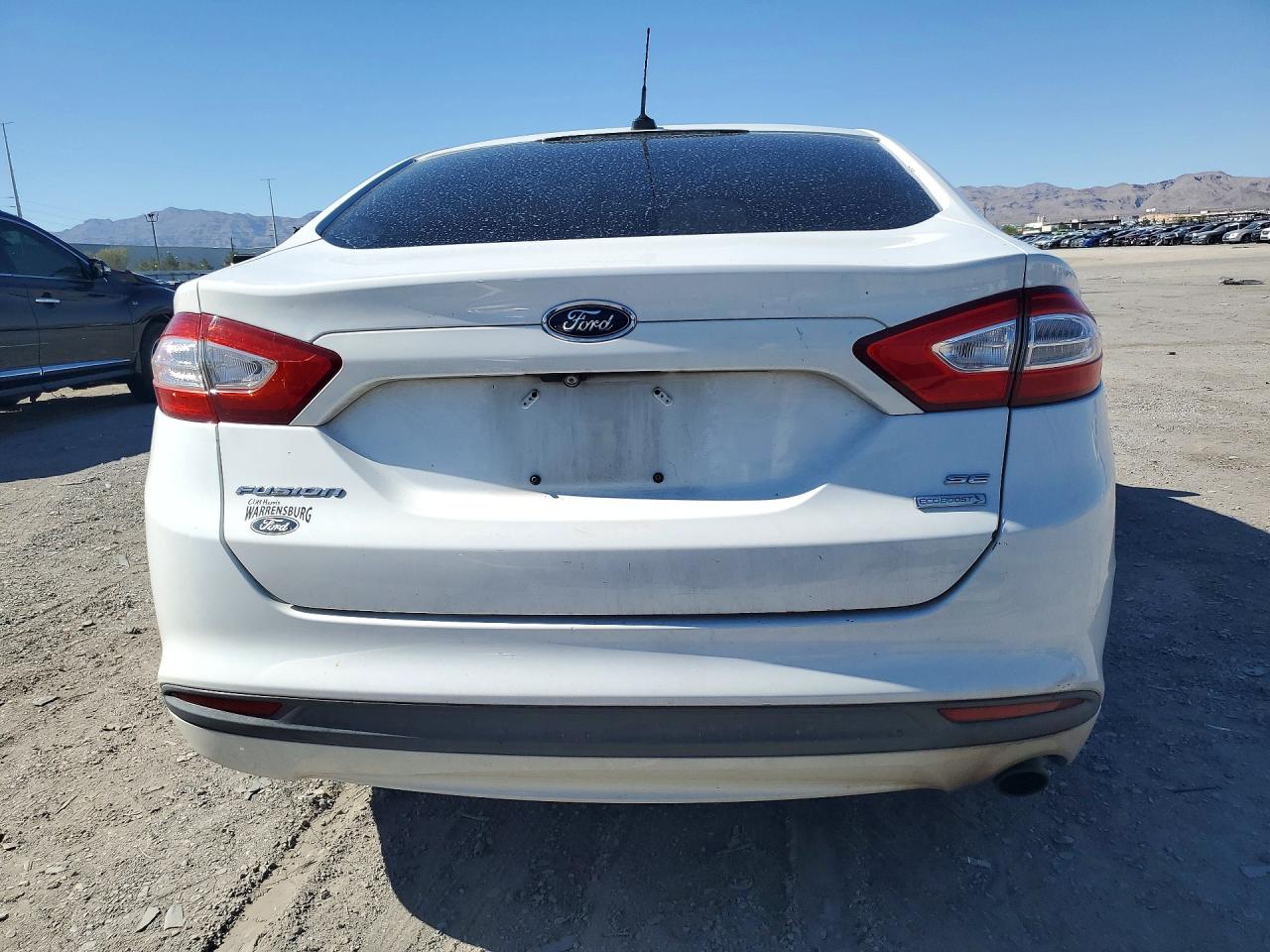 2014 Ford Fusion Se White vin: 1FA6P0HD1E5398896