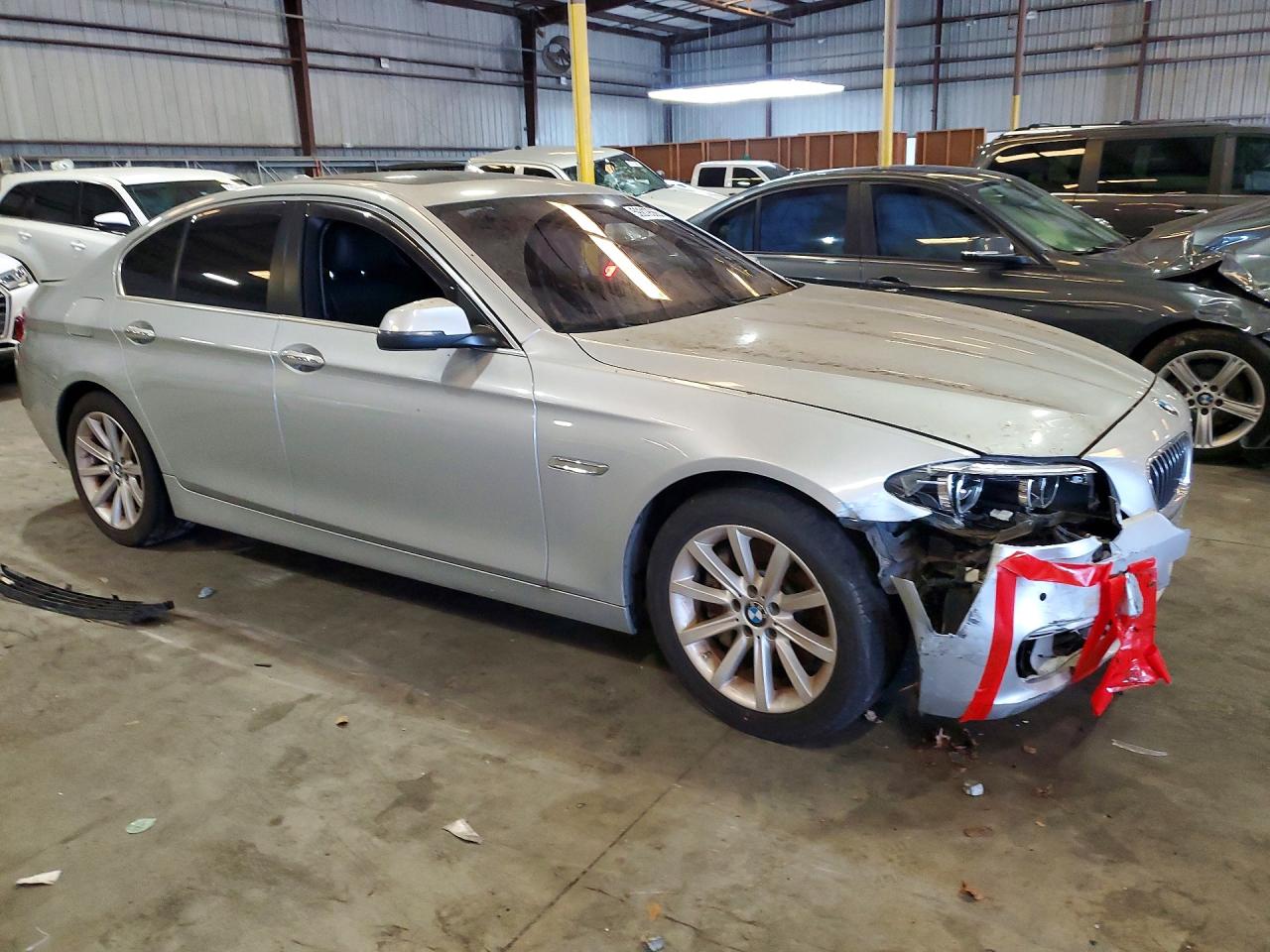 2014 Bmw 535 I Silver vin: WBA5B1C53ED479881