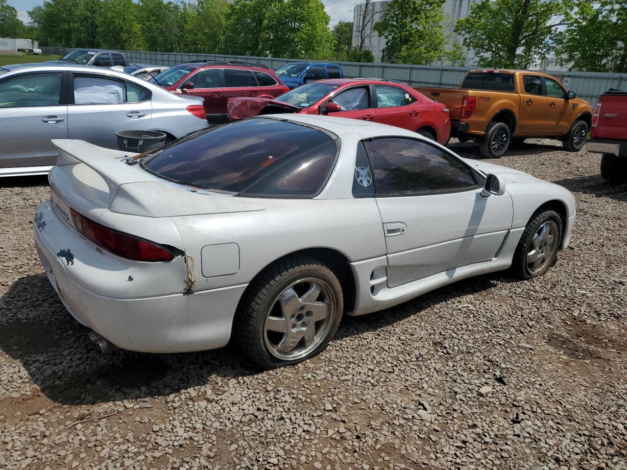 1998 Mitsubishi 3000 Gt Sl   White vin: JA3AM84J7WY003884