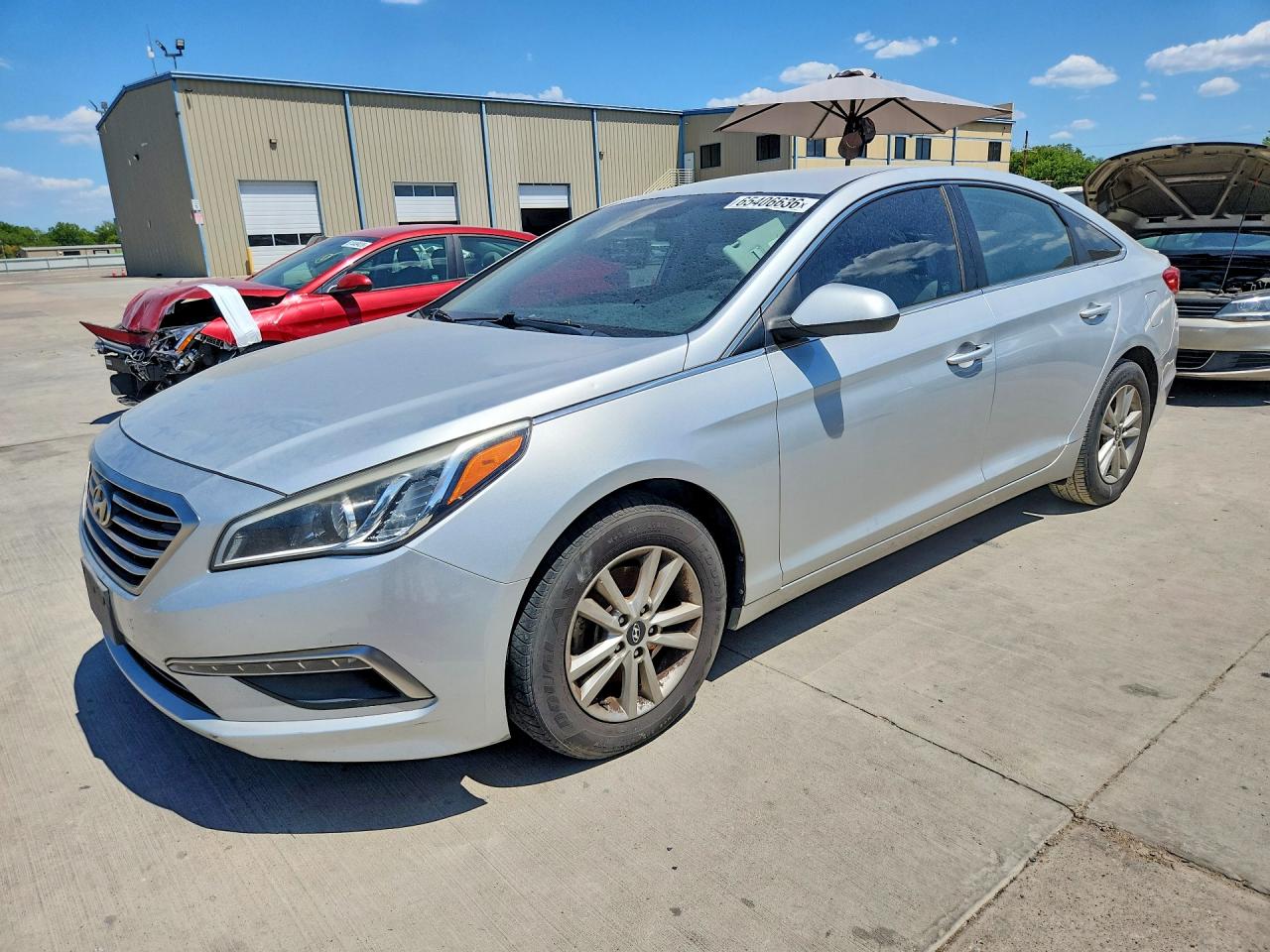 2015 Hyundai Sonata Se Silver vin: 5NPE24AFXFH068022