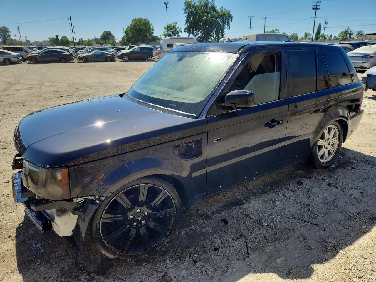 2007 Land Rover Range Rover Sport Hse Серый vin: SALSF25417A103746