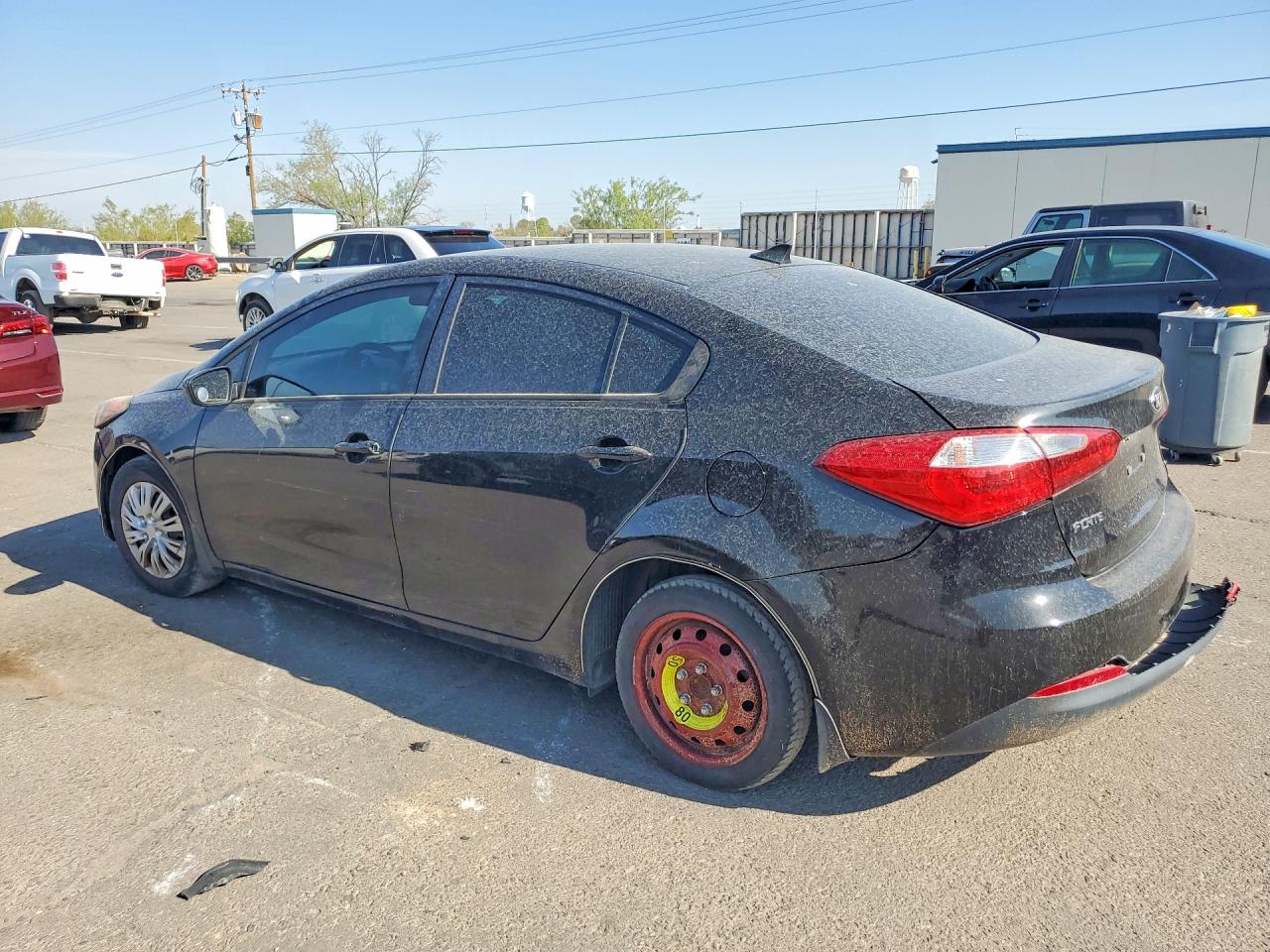 2014 Kia Forte Lx Black vin: KNAFK4A60E5179565