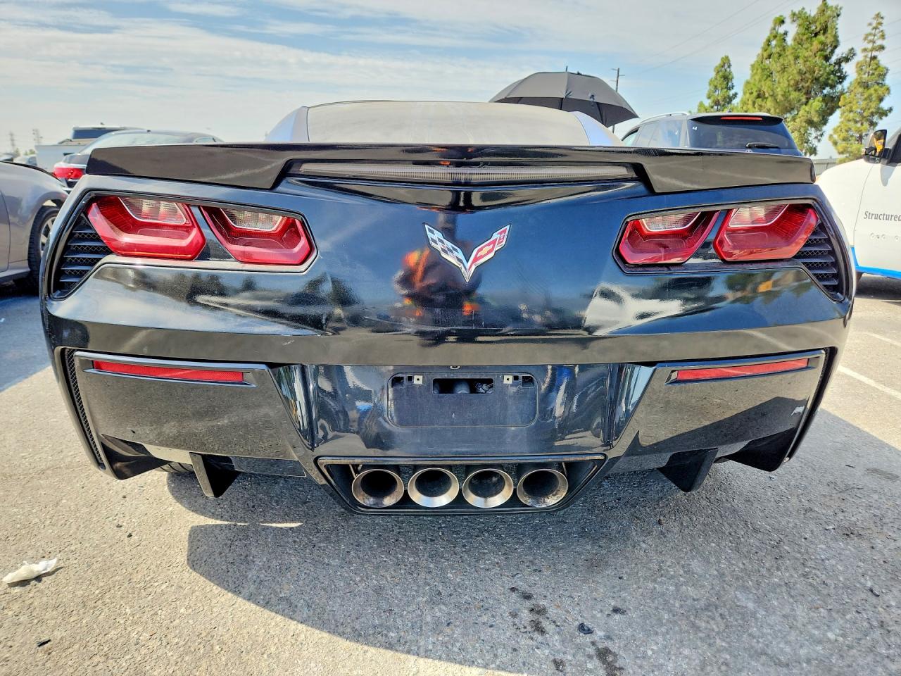 2014 Chevrolet Corvette Stingray 3lt Blue vin: 1G1YF2D74E5124909