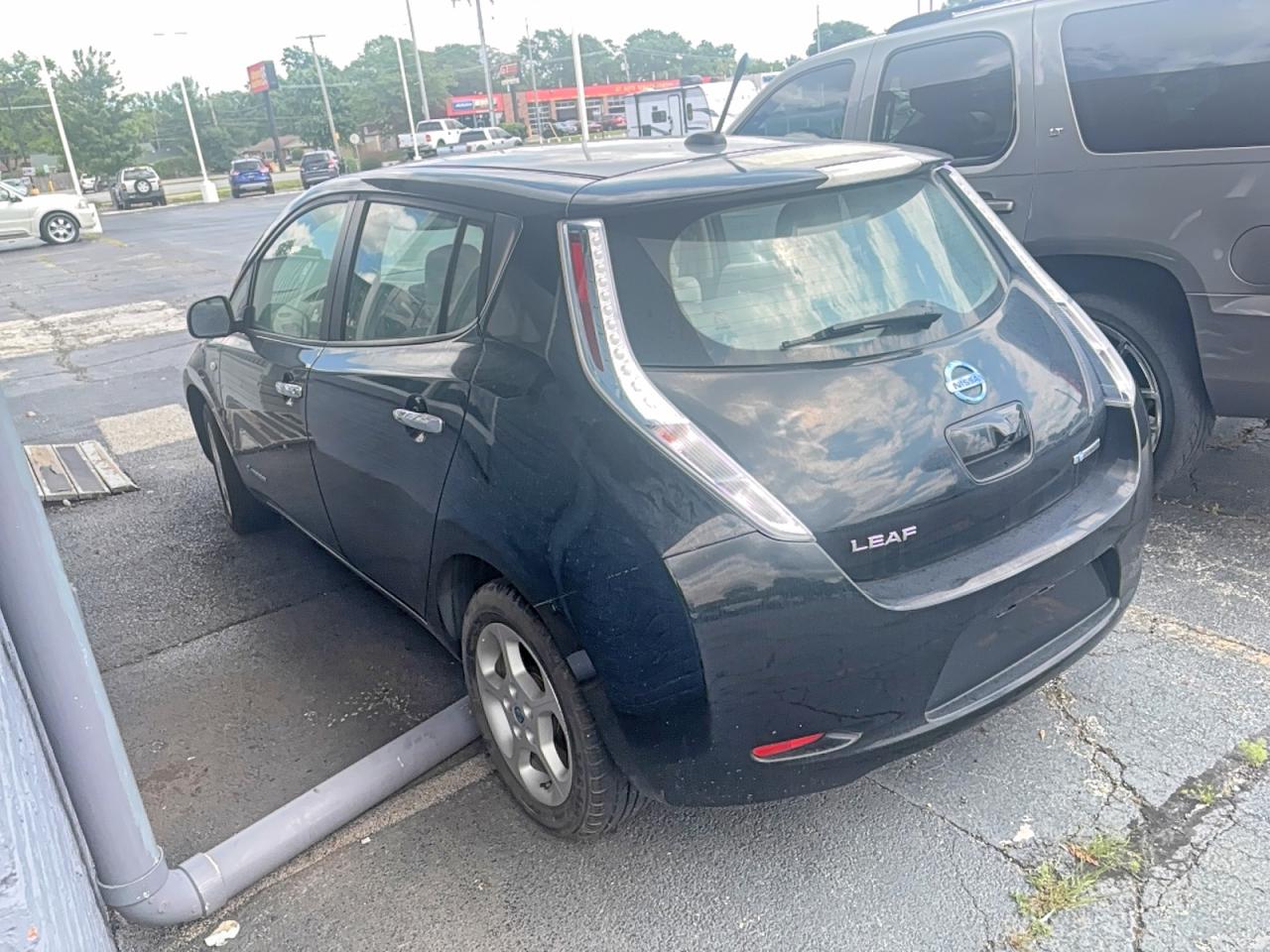 2011 Nissan Leaf Sv Black vin: JN1AZ0CP1BT005036