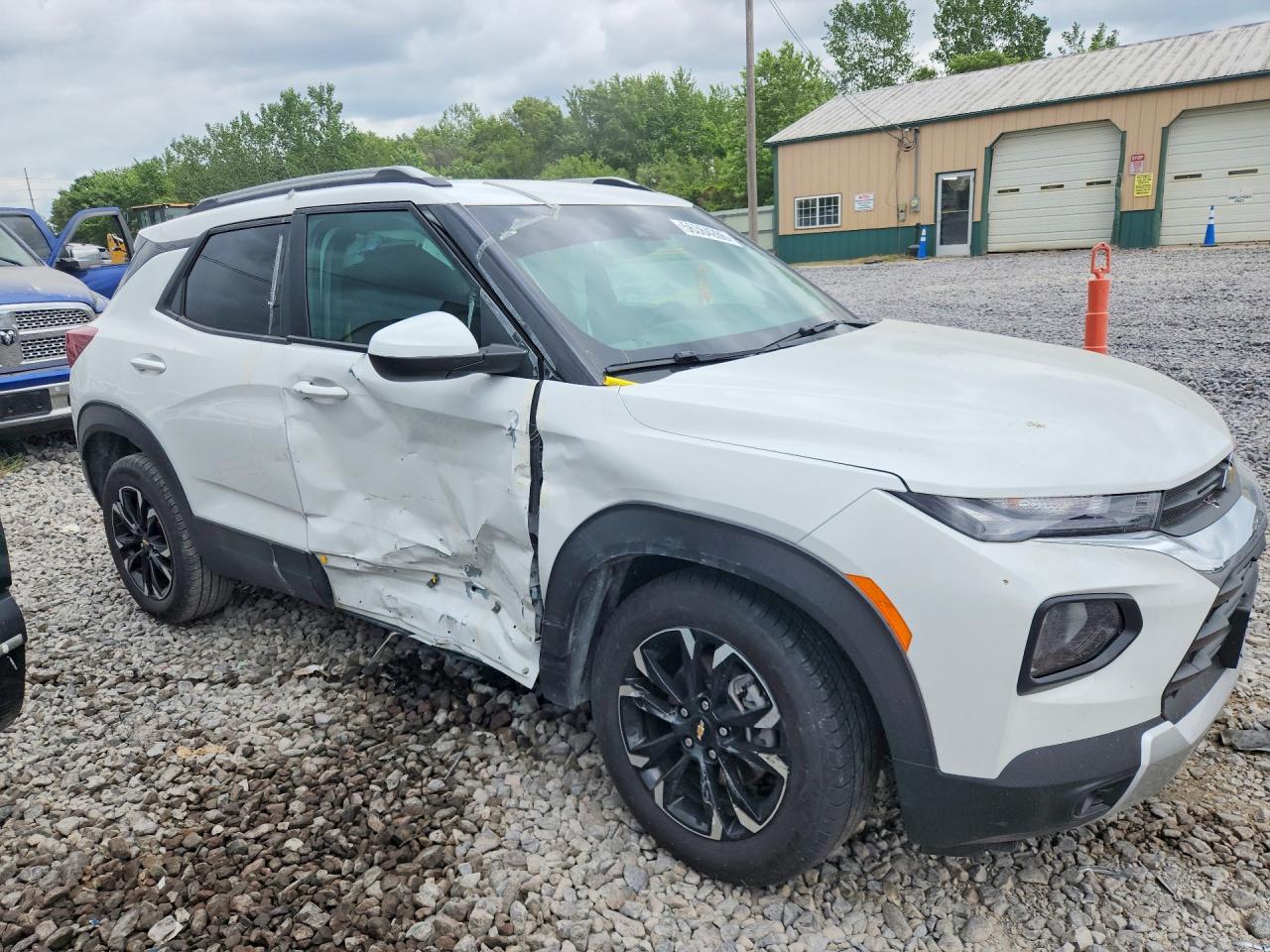 2022 Chevrolet Trailblazer Lt White vin: KL79MPSL8NB115756