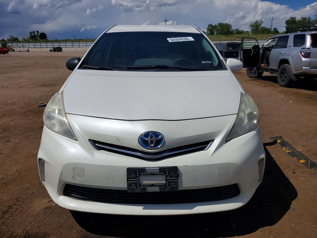 2014 Toyota Prius V Three White vin: JTDZN3EU2E3318245
