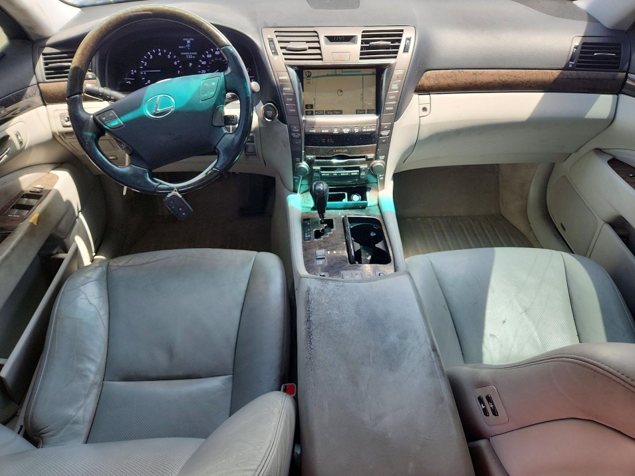 2008 Lexus Ls 460 Silver vin: JTHBL46F485056863