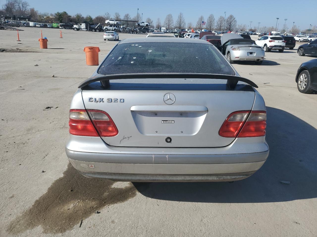 1998 Mercedes-benz Clk 320 Silver vin: WDBLJ65G3WF024431