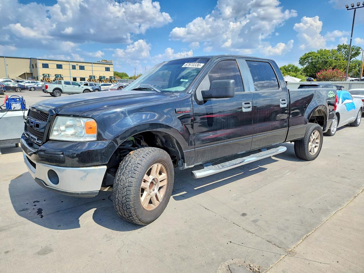 2008 Ford F150 Supercrew Black vin: 1FTPW14V78FA40299